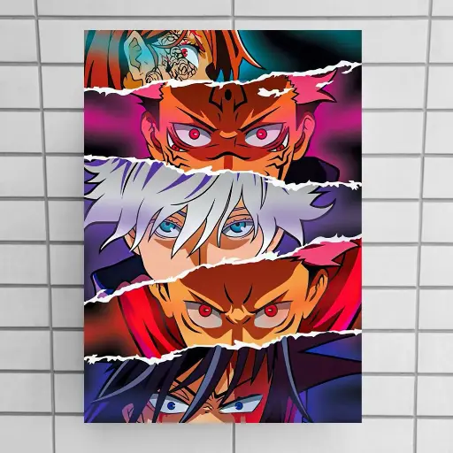 Jujutsu Kaisen "Torn Character" Art Print 